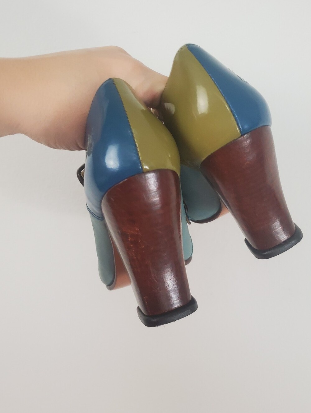 John Fluevog Conversations Glenham Heeled monkstrap shoe Womens Size 6 - Picture 10 of 12